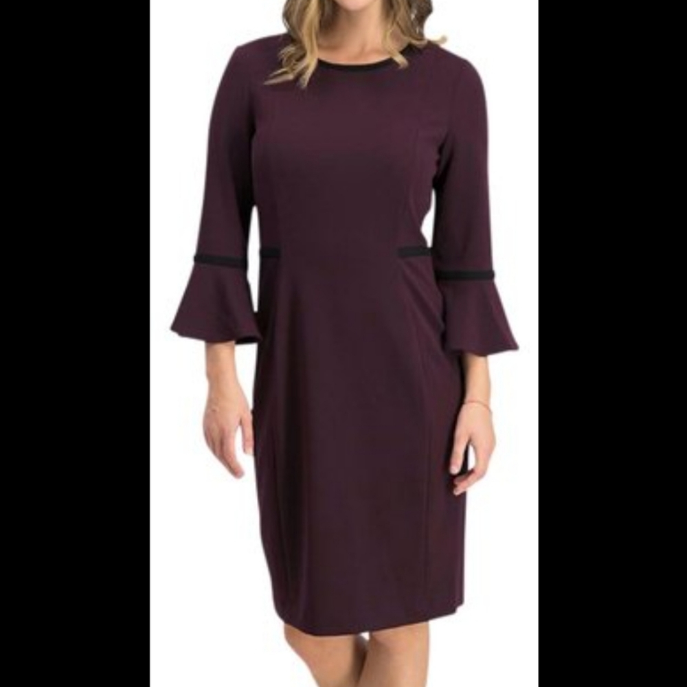 Calvin Klein Bell Sleeve Dress